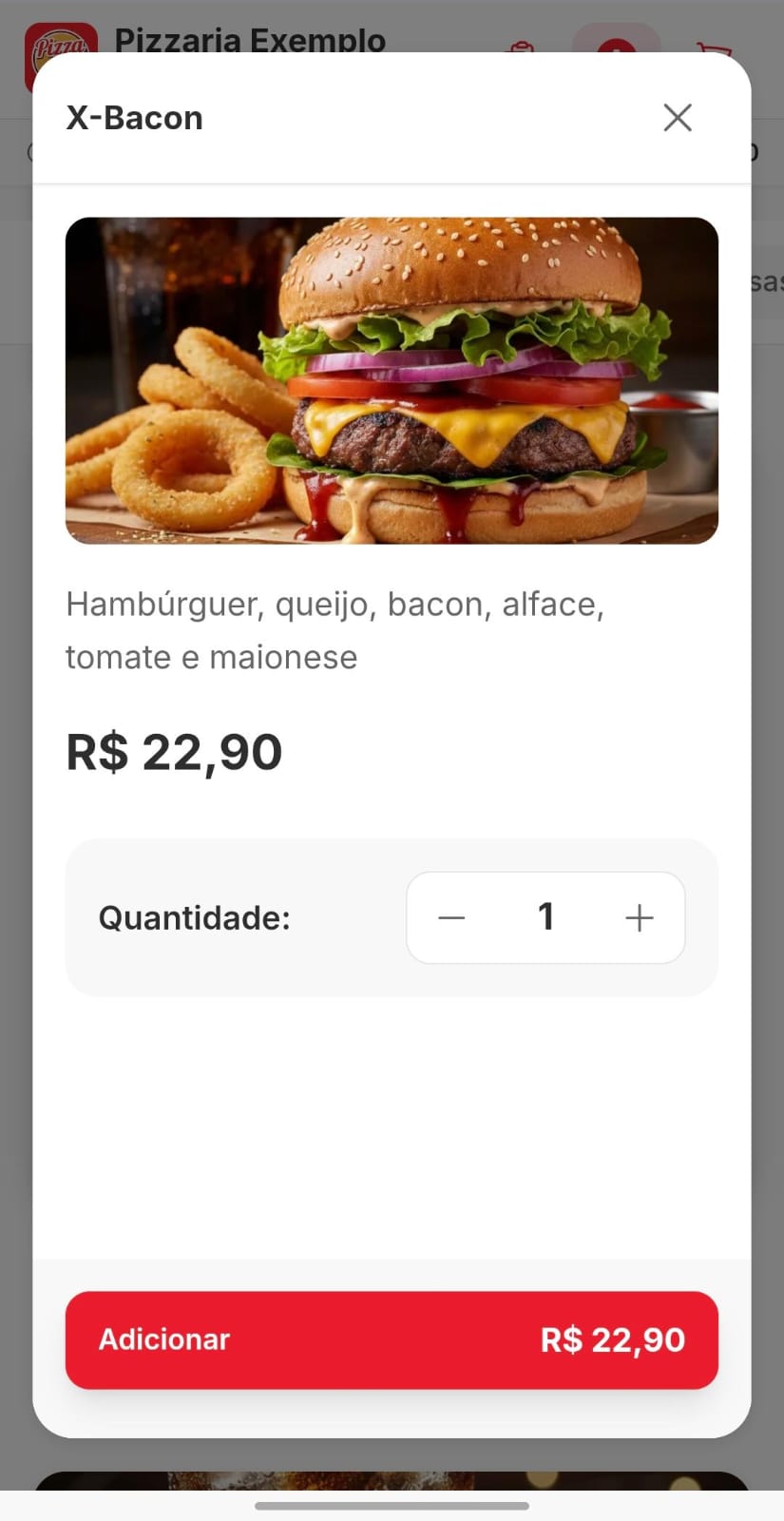 Adicionando Produto